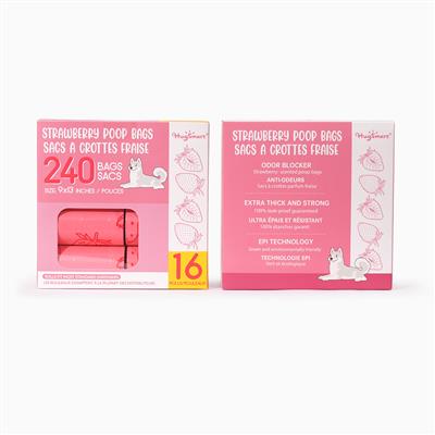 Poop  Bag — Strawberry Poop Bags 16pack
