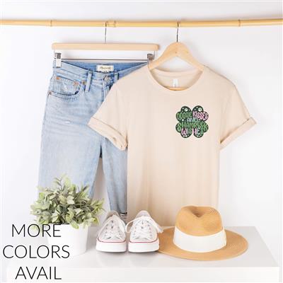 St. Patrick's Shirt | People Shirts | Printed Tshirt | Human Dog Gear | Unisex | SHAMROCK Pocket