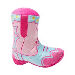 Single 2 Boot Plush Dog Toy