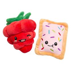 Berry and Tart 2 Pack Plush Dog Toy