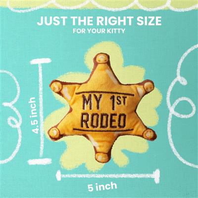 Kitty 1st Rodeo Cat Toy with Catnip