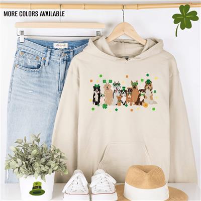 ST Patricks Shirt | Sweatshirt | Dog Lover Gift | Crewneck Sweatshirt | Hoodie | ST. PATRICKS DOGS
