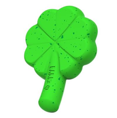 BARK Super Chewer Fur Leaf Clover St. Patrick's Day Dog Toy M