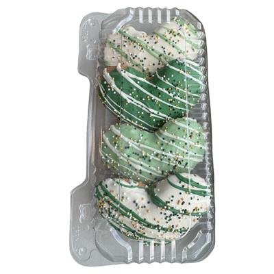 St. Patty's Day - 3" Jumbo Heart Shaped Gourmet Cookies, 4 pack