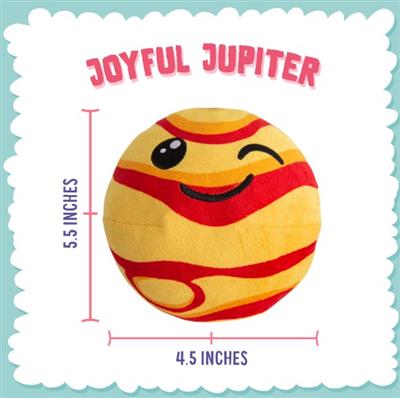 SnugArooz Joyful Jupiter Plush Dog Toy 5.5"