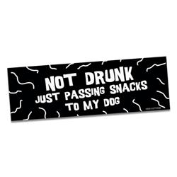 Not drunk just passing snacks to my dog  -  Bumper Magnets