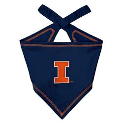 ILLINOIS TIE AROUND BANDANA