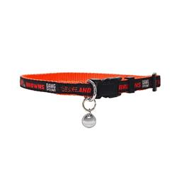 CLEVELAND BROWNS SATIN CAT COLLAR