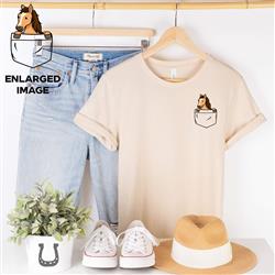 HORSE Shirt | People Shirts | Printed Tshirt | Human Dog Gear | Unisex | HORSE POCKET