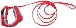 COASTAL Comfort Soft Cat Mesh Harness with 6' Leash - Red
