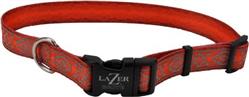 COASTAL LazerBrite Patterned Collar 5/8 x 12-18" Orange Aztec