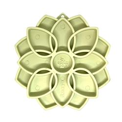 SodaPup Mandala Softie eTray Enrichment Feeder for Dogs Pastel Green 8"