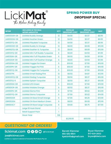 LickiMat Super Zoo 2025 Deal #1 Best Seller 25% Off!