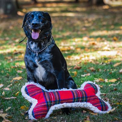 Tartan Tidings HuggleFleece® Collection HuggleFleece Bone