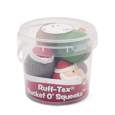 Classic Collection Ruff-Tex® Bucket O' Squeaks™ Assorted 5 Pack Bucket