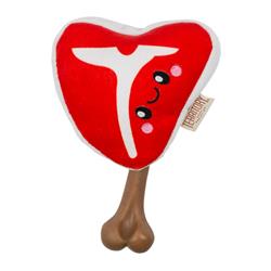 Steak Bone 2-in-1 Dog Toy