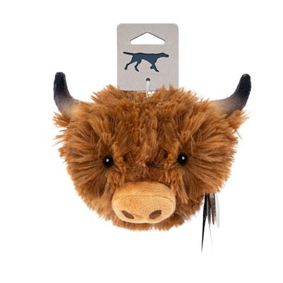 Tall Tails Highland Cow Indoor Fetch Ball 2-in-1 Dog Toy