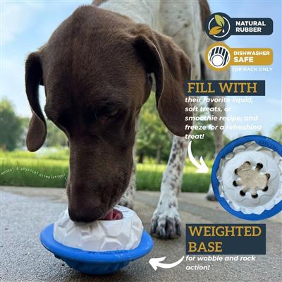 Tall Tails Rubber Polar Freezable Reward Dog Toy 4"