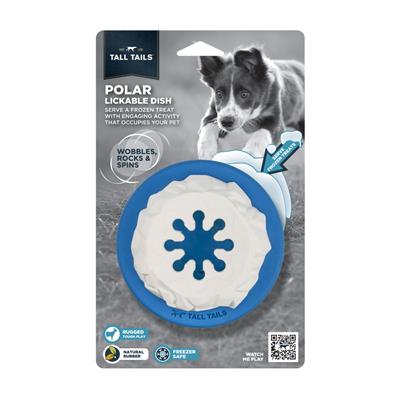 Tall Tails Rubber Polar Freezable Reward Dog Toy 4"