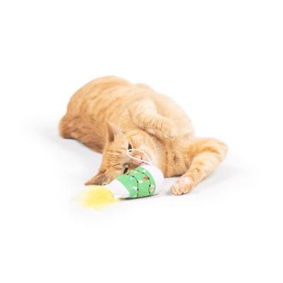 Meh' Christmas Kitty Stocking Flinger Cat Toy
