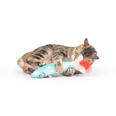 Merry Fishmas Sardine Kicker Cat Toy