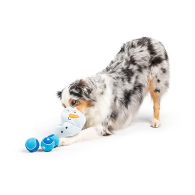 Squeak 'n Peek Frosty Snowman Dog Toy