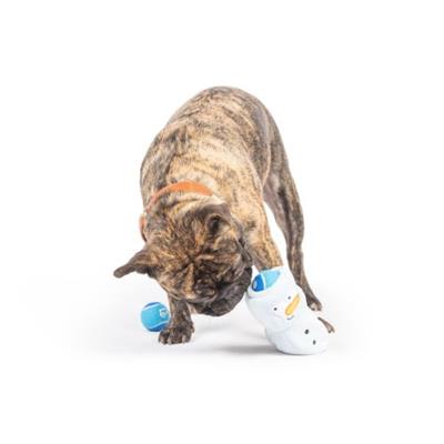 Squeak 'n Peek Frosty Snowman Dog Toy
