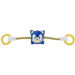 Multipet Sonic Dog Rope Toy w/ TPR Rings