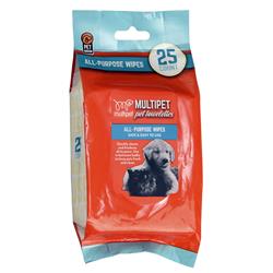 Multipet All-Purpose Wipes Daily Clean Pet Wipes 25ct.
