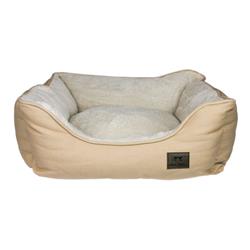 Tall Tails Dog Bolster Bed Khaki Large