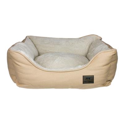Tall Tails Dog Bolster Bed Khaki Large