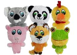 Multipet Knobby Noggins Plush Dog Toy 5.5"