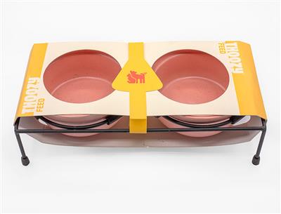 ThoozyPet Stoneware Pet Double Diner Pink