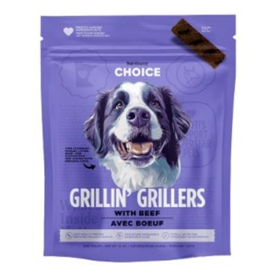 Nutrisource Dog Choice Grillin Grillers Beef 12oz.
