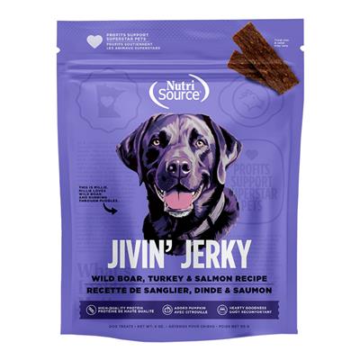 Nutrisource Dog Jerky Treat Woodlands Select 4oz. (Case of 3)