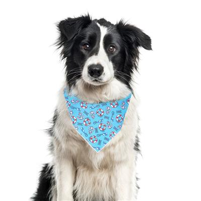 Nautical Bandana | Sailboat Bandana | Summer Bandana | Beach Bandana | Boating Bandana | Lake Dog Bandana