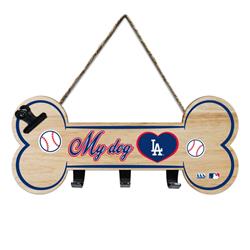 Los Angeles Dodgers Bone Shape Sign With Hooks