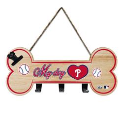 Philadelphia Phillies Bone Shape Sign With Hooks