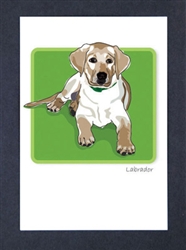 Labrador - Pup - Grrreen Boxed Note Cards