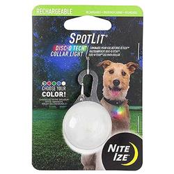 NITE IZE SpotLit Collar Light Rechargeable Disc-O Tech