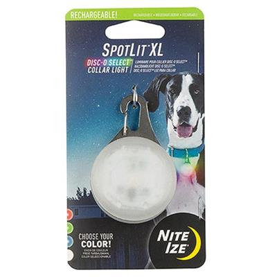 NITE IZE SpotLit XL Rechargeable Collar Light - Disc-O-Select