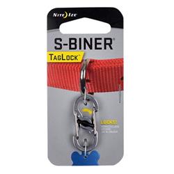 NITEIZE Pet TagLock S-Biner Silver