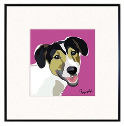 Framed Print: Jack Russell Terrier - Tri