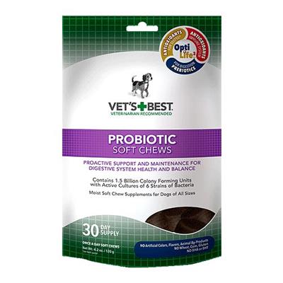 VETS BEST Soft Chews - Probiotic - 30 ct