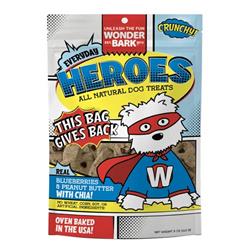 WONDER BARK Everyday Heroes Blueberry + PB  5oz