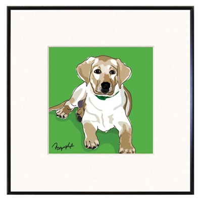 Framed Print: Labrador - Pup