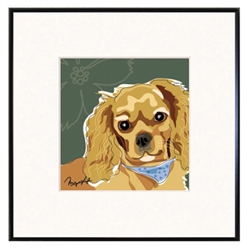 Framed Print: Cavalier - Ruby