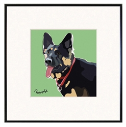 Framed Print: Shepherd - Standing