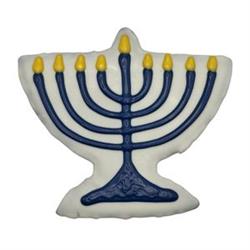 Menorah 31992 Hand Decorated Molasses
