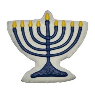 Menorah 31992 Hand Decorated Molasses